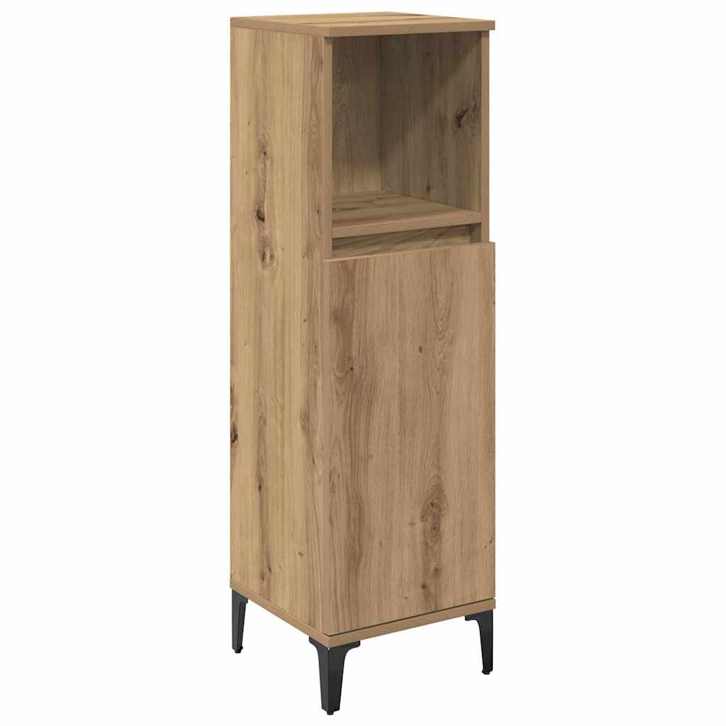 Σετ Επίπλων Μπάνιου 3 pcs Artisan Oak Επεξεργασμένο ξύλο - Pakobazaar