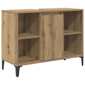 Σετ Επίπλων Μπάνιου 3 pcs Artisan Oak Επεξεργασμένο ξύλο - Pakobazaar