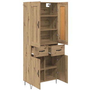 Highboard Artisan Oak 69,5 x 34 x 180 εκ. Επεξεργασμένο Ξύλο