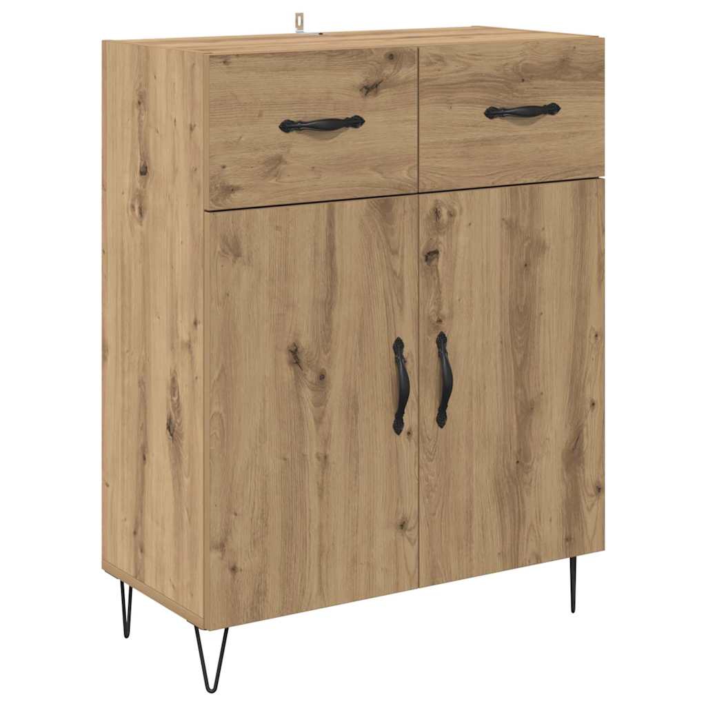 Highboard με συρτάρι 2 pcs Artisan Oak Επεξεργασμένο ξύλο