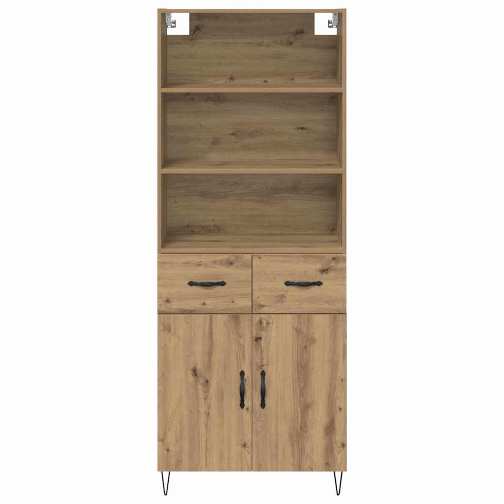 Highboard με συρτάρι 2 pcs Artisan Oak Επεξεργασμένο ξύλο