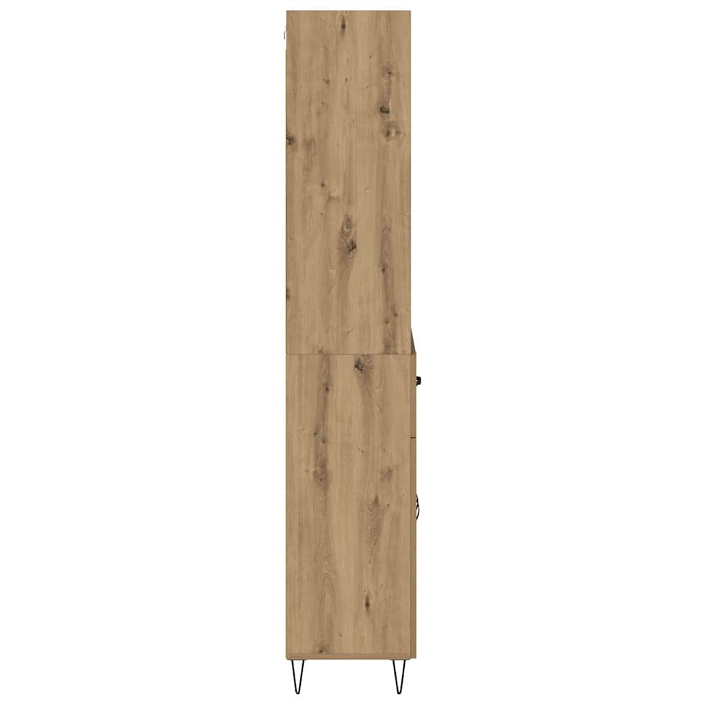 Highboard με συρτάρι 2 pcs Artisan Oak Επεξεργασμένο ξύλο