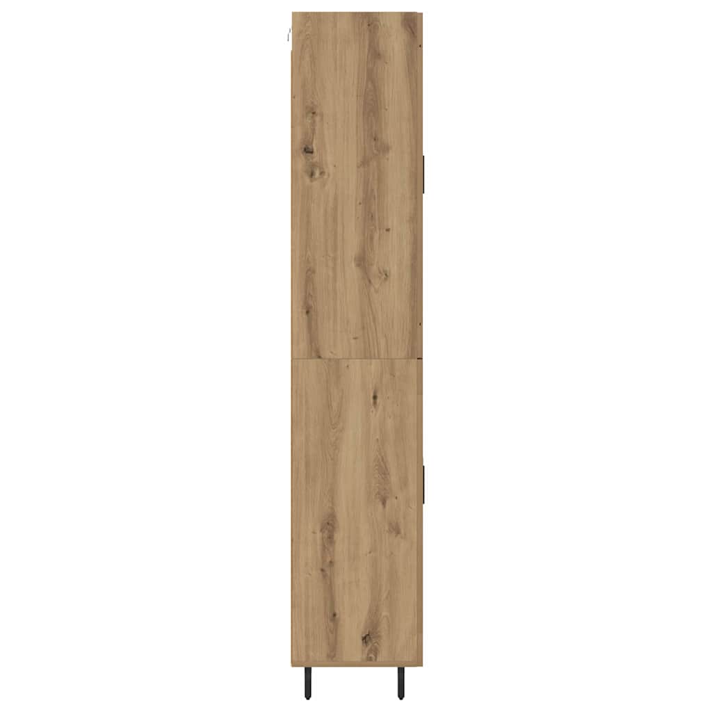 Highboard 2 pcs Artisan Oak Επεξεργασμένο ξύλο - Pakobazaar