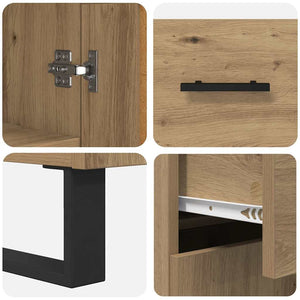 Highboard Artisan Oak 69,5 x 34 x 180 εκ. Επεξεργασμένο ξύλο - Pakobazaar