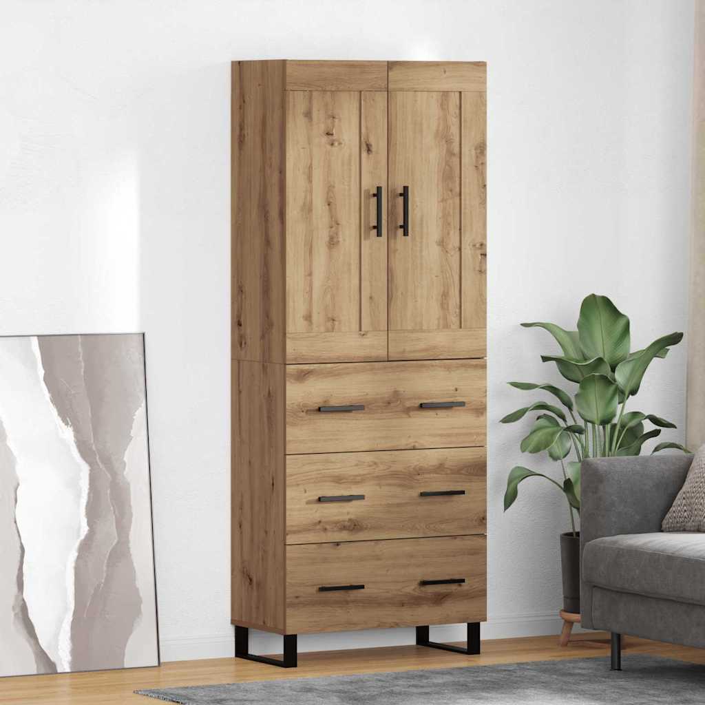 Highboard Artisan Oak 69,5 x 34 x 180 εκ. Επεξεργασμένο ξύλο - Pakobazaar