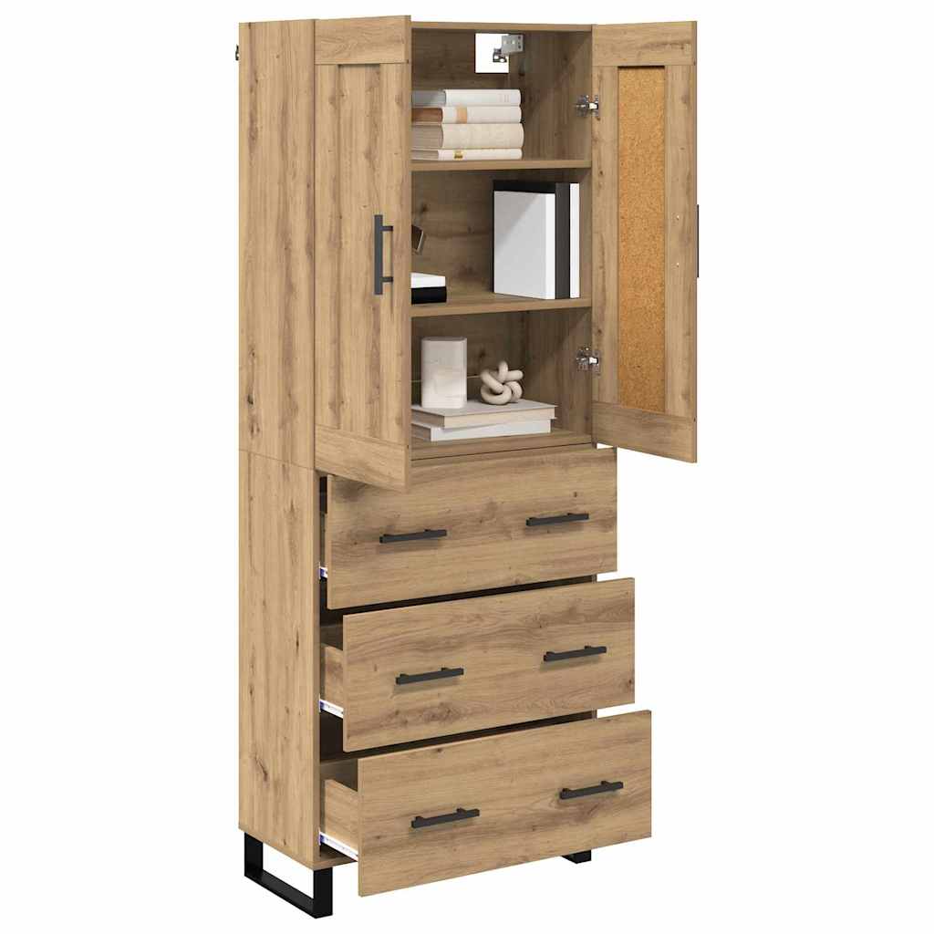 Highboard Artisan Oak 69,5 x 34 x 180 εκ. Επεξεργασμένο ξύλο - Pakobazaar