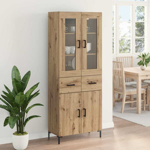 Highboard 2 τμχ. Artisan Oak 69,5 x 34 x 180 εκ.