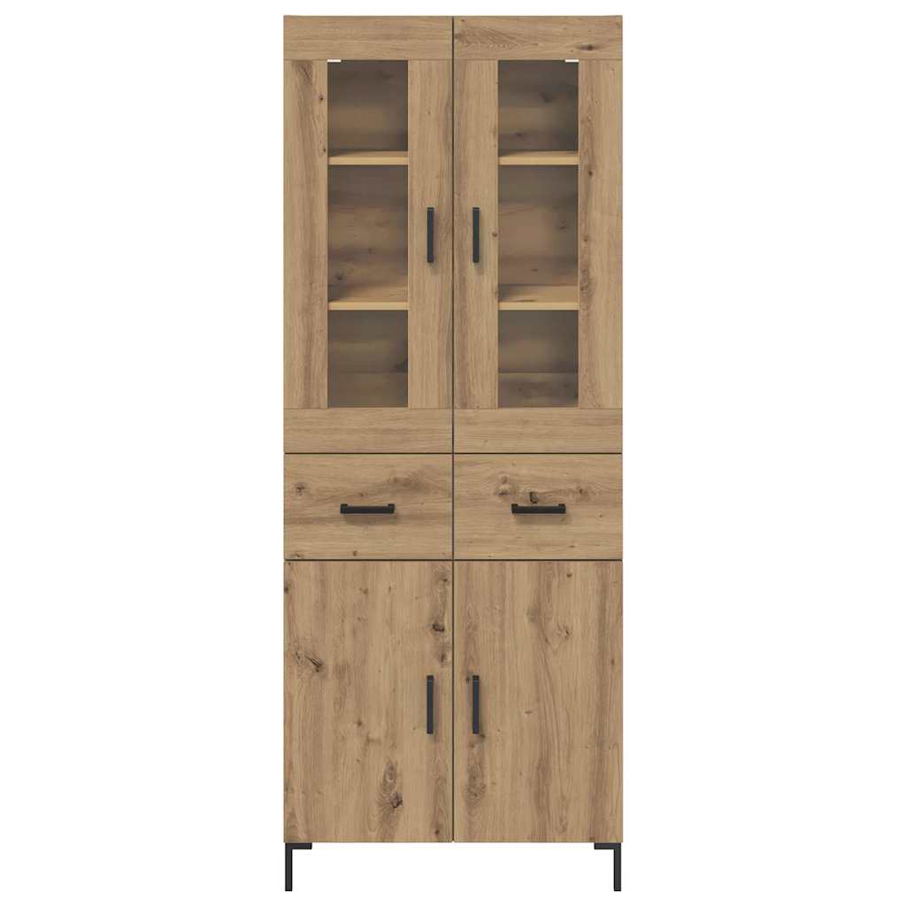 Highboard με συρτάρι 2 pcs Artisan Oak Επεξεργασμένο ξύλο