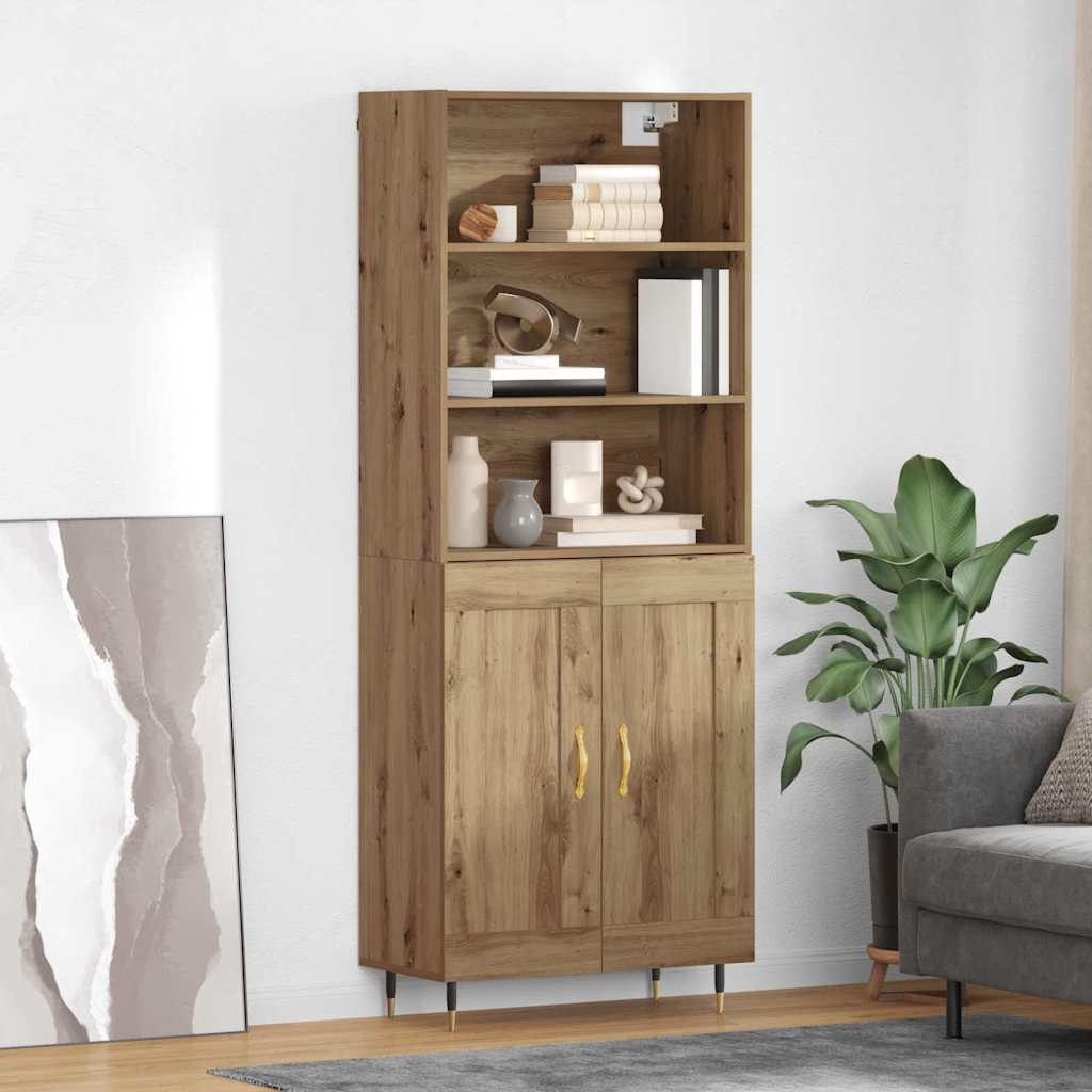 Highboard Artisan Oak 69,5 x 34 x 180 εκ. Επεξεργασμένο ξύλο - Pakobazaar