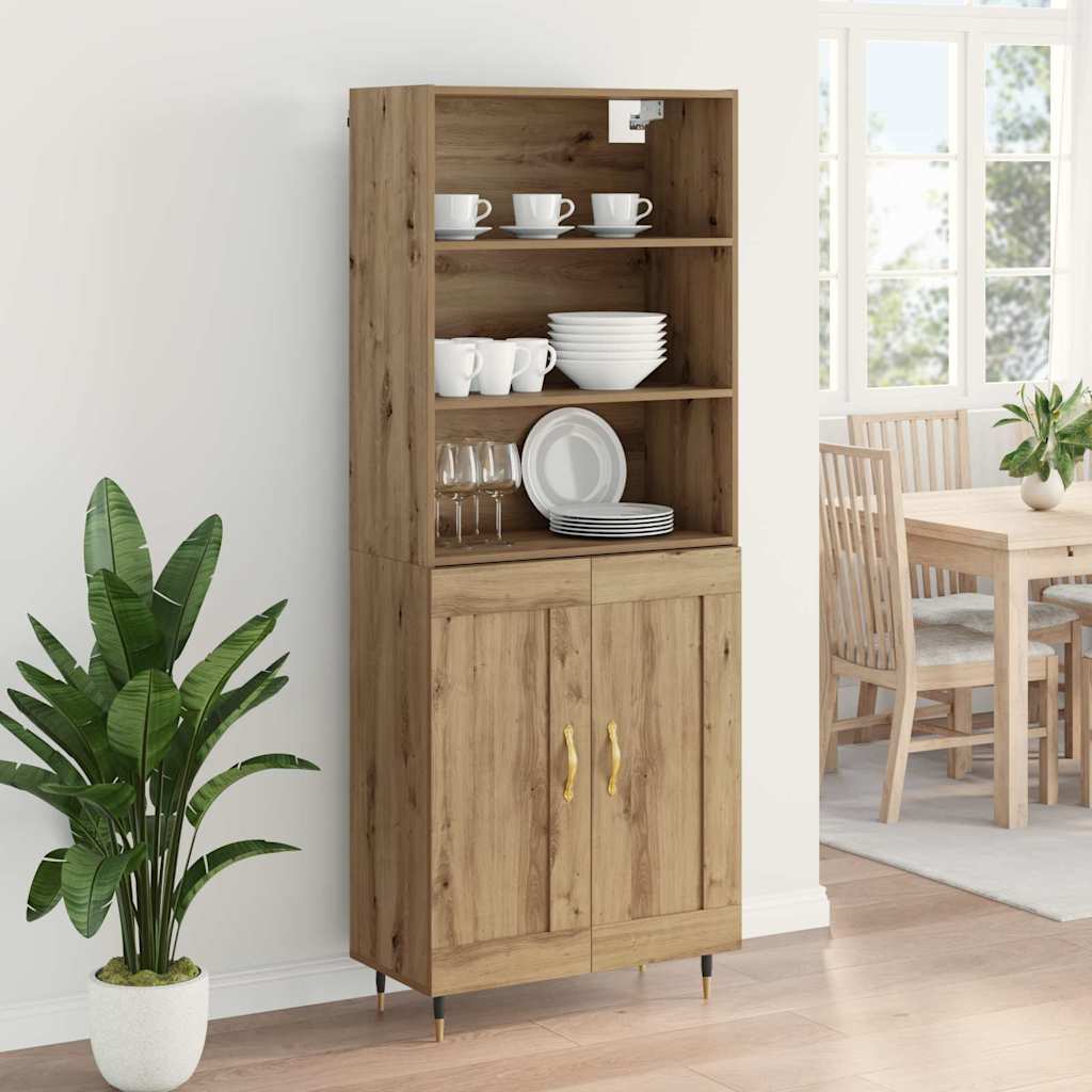 Highboard Artisan Oak 69,5 x 34 x 180 εκ. Επεξεργασμένο ξύλο - Pakobazaar