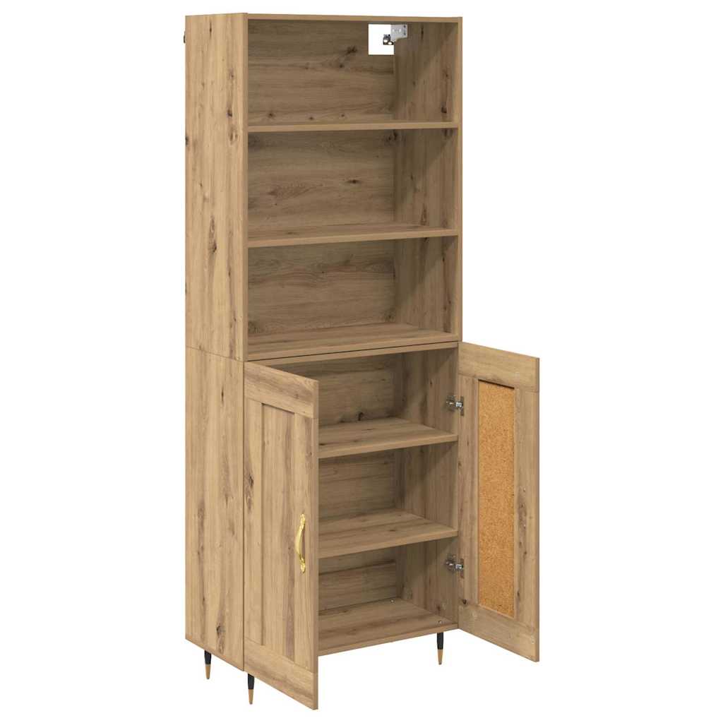 Highboard Artisan Oak 69,5 x 34 x 180 εκ. Επεξεργασμένο ξύλο - Pakobazaar