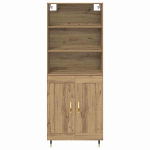Highboard Artisan Oak 69,5 x 34 x 180 εκ. Επεξεργασμένο Ξύλο - Pakobazaar