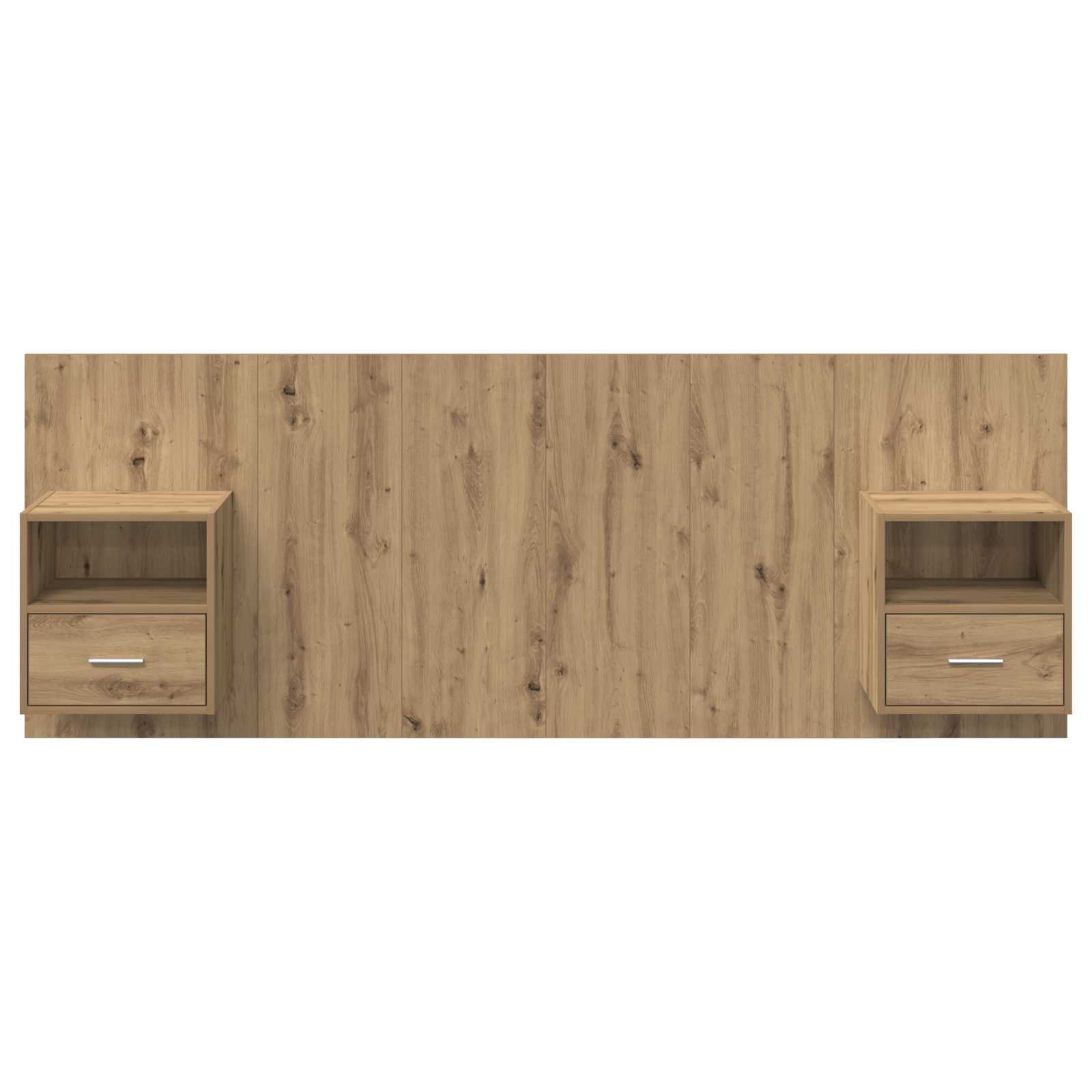 Κεφαλή κρεβατιού με κομοδίνο με συρτάρι 3 pcs Artisan Oak