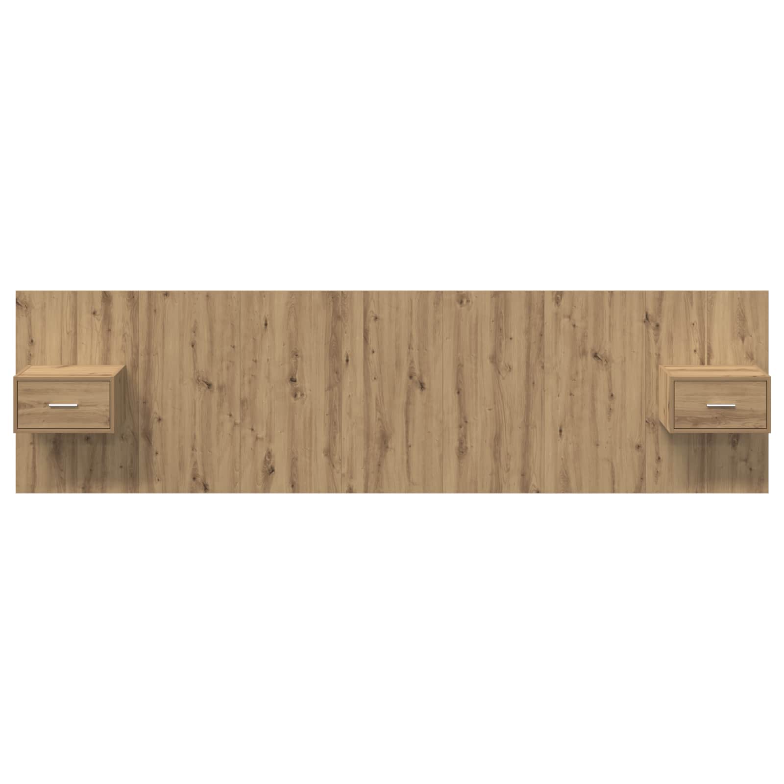 Κεφαλή κρεβατιού με κομοδίνο 3 pcs Artisan Oak