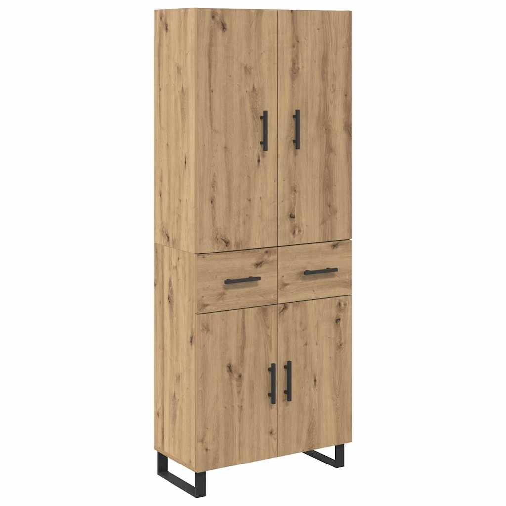 Highboard με συρτάρι 2 pcs Artisan Oak 69,5 x 34 x 180 εκ.