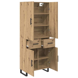Highboard 2 τμχ. Artisan Oak 69,5 x 34 x 180 εκ.