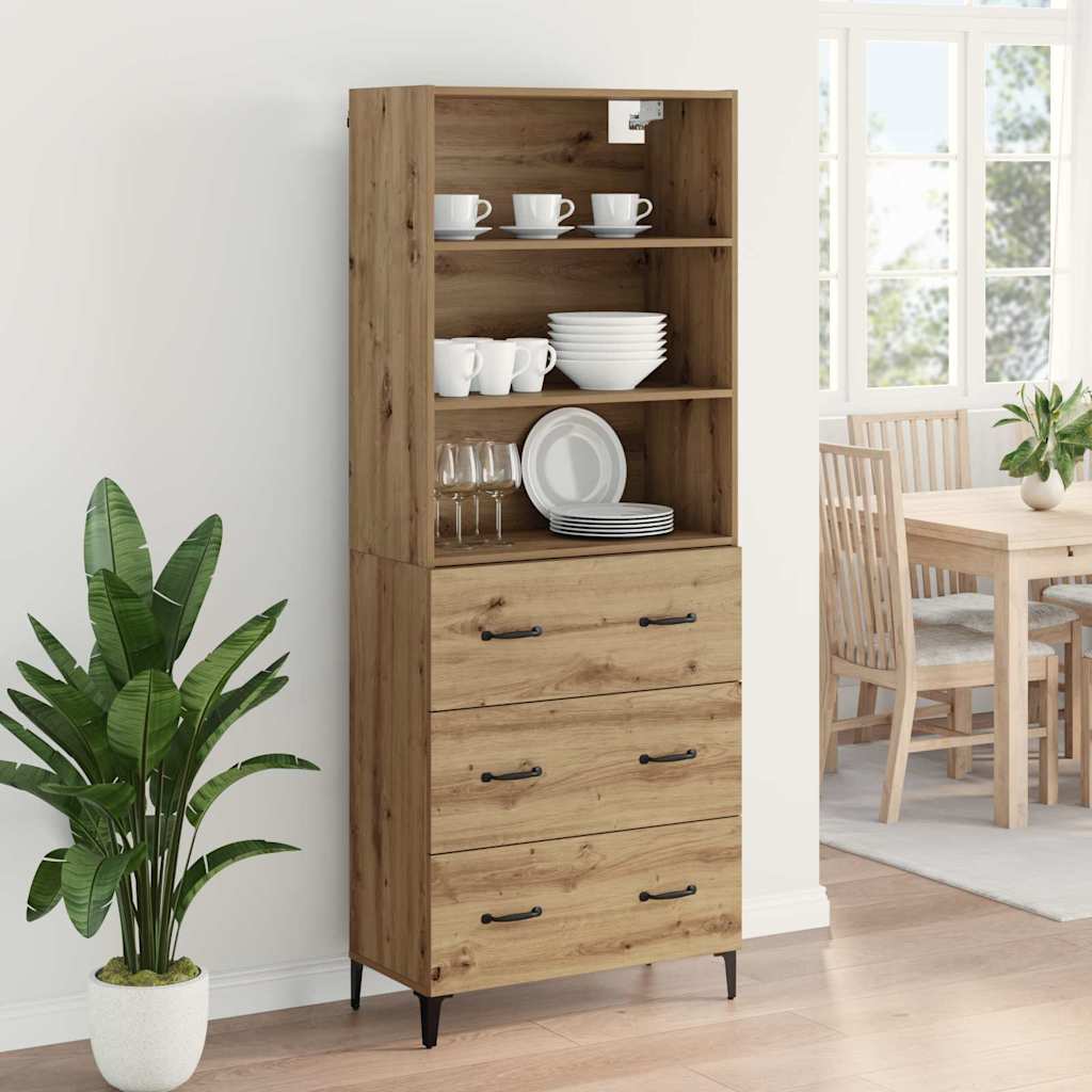 Highboard Artisan Oak 69,5 x 34 x 180 εκ. Επεξεργασμένο ξύλο - Pakobazaar