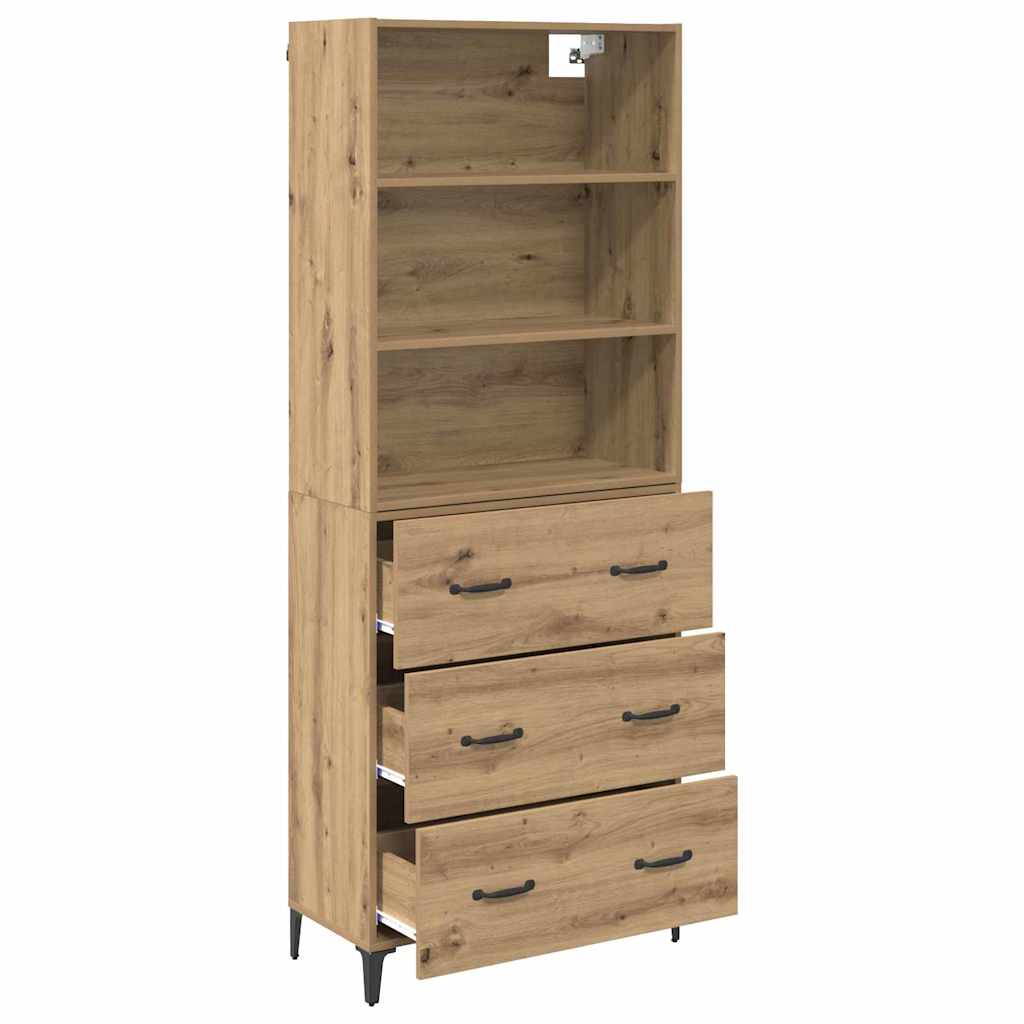 Highboard Artisan Oak 69,5 x 34 x 180 εκ. Επεξεργασμένο ξύλο - Pakobazaar