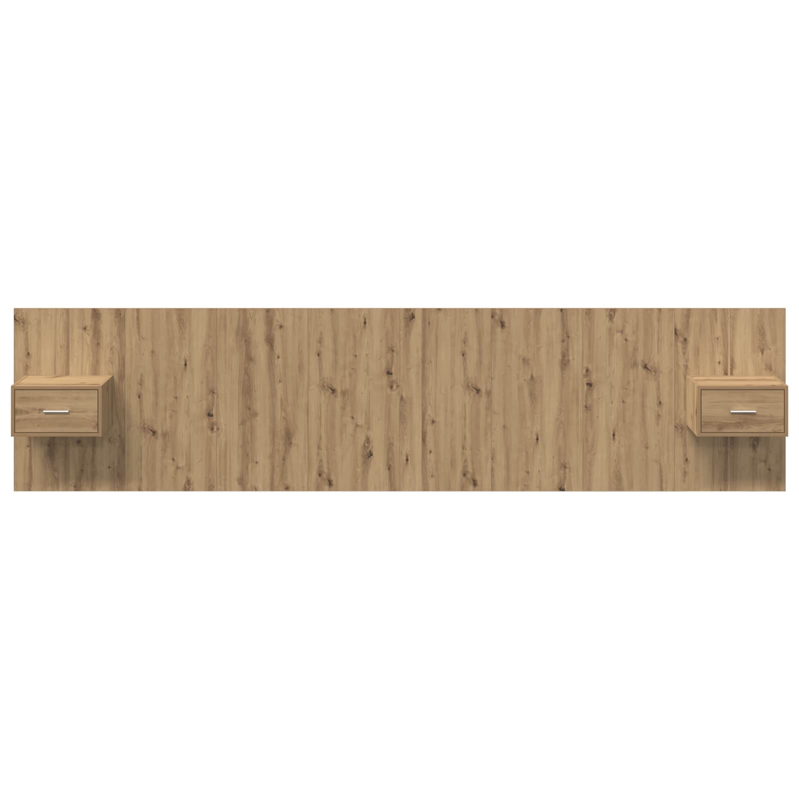 Κεφαλή κρεβατιού με κομοδίνο με συρτάρι 3 pcs Artisan Oak