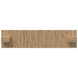 Κεφαλή κρεβατιού με κομοδίνο 3 τμχ. Artisan Oak