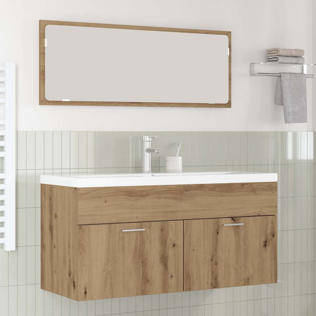Ντουλάπι Μπάνιου Επιτοίχιο Artisan Oak 100 x 38,5 x 46 cm - Pakobazaar