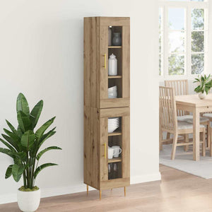 Highboard 2 τμχ. Artisan Oak 34,5 x 34 x 180 εκ.