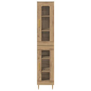 Highboard 2 τμχ. Artisan Oak 34,5 x 34 x 180 εκ.