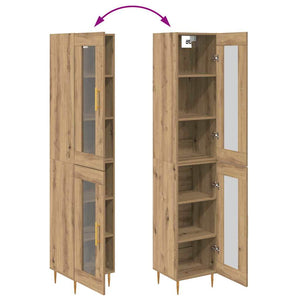 Highboard 2 τμχ. Artisan Oak 34,5 x 34 x 180 εκ.