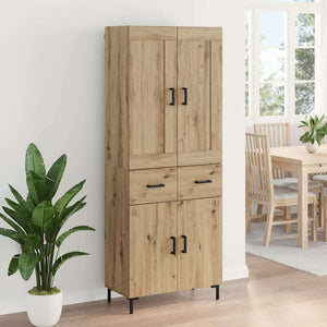 Highboard 2 τμχ. Artisan Oak 69,5 x 34 x 180 εκ. - Pakobazaar