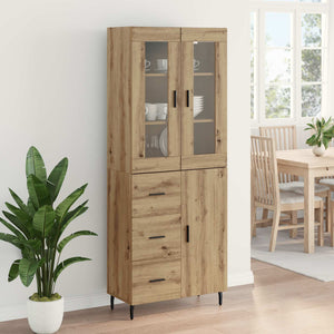 Highboard 2 τμχ. Artisan Oak 69,5 x 34 x 180 εκ.