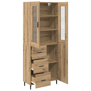 Highboard 2 τμχ. Artisan Oak 69,5 x 34 x 180 εκ.