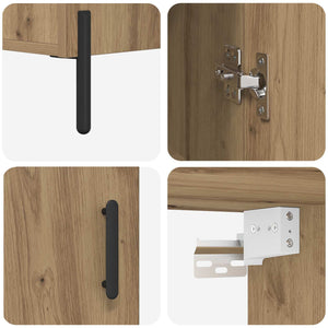 Highboard Artisan Oak 69,5 x 34 x 180 εκ. Επεξεργασμένο Ξύλο