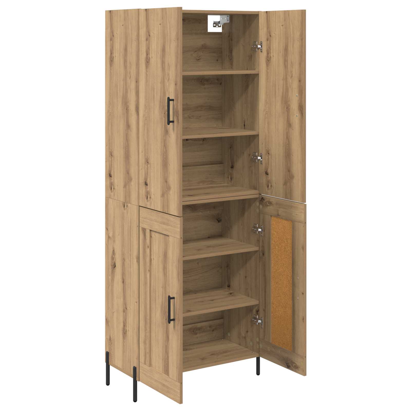 Highboard Artisan Oak 69,5 x 34 x 180 εκ. Επεξεργασμένο ξύλο