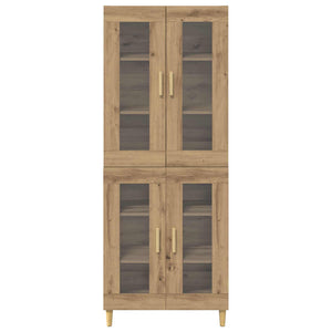 Highboard Artisan Oak 69,5 x 34 x 180 εκ. Επεξεργασμένο Ξύλο