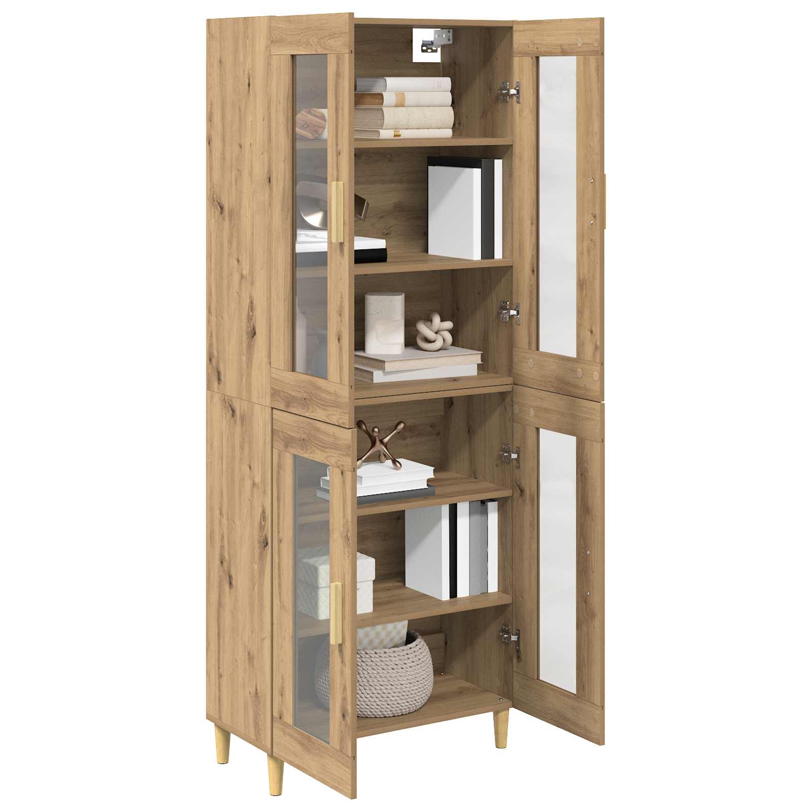 Highboard Artisan Oak 69,5 x 34 x 180 εκ. Επεξεργασμένο ξύλο