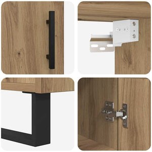 Highboard Artisan Oak 34,5 x 34 x 180 εκ. Επεξεργασμένο ξύλο - Pakobazaar