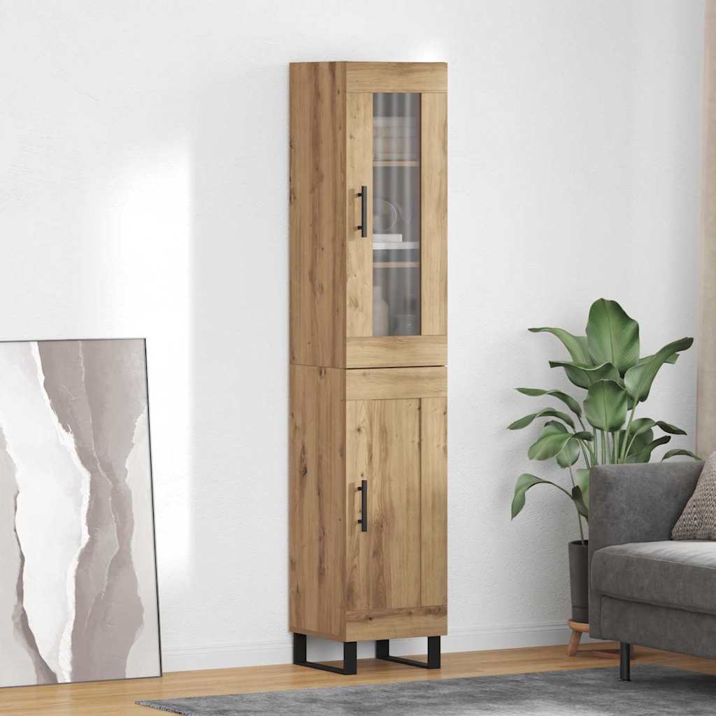 Highboard Artisan Oak 34,5 x 34 x 180 εκ. Επεξεργασμένο ξύλο
