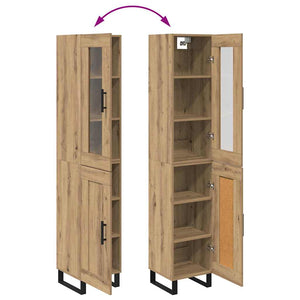 Highboard Artisan Oak 34,5 x 34 x 180 εκ. Επεξεργασμένο ξύλο - Pakobazaar