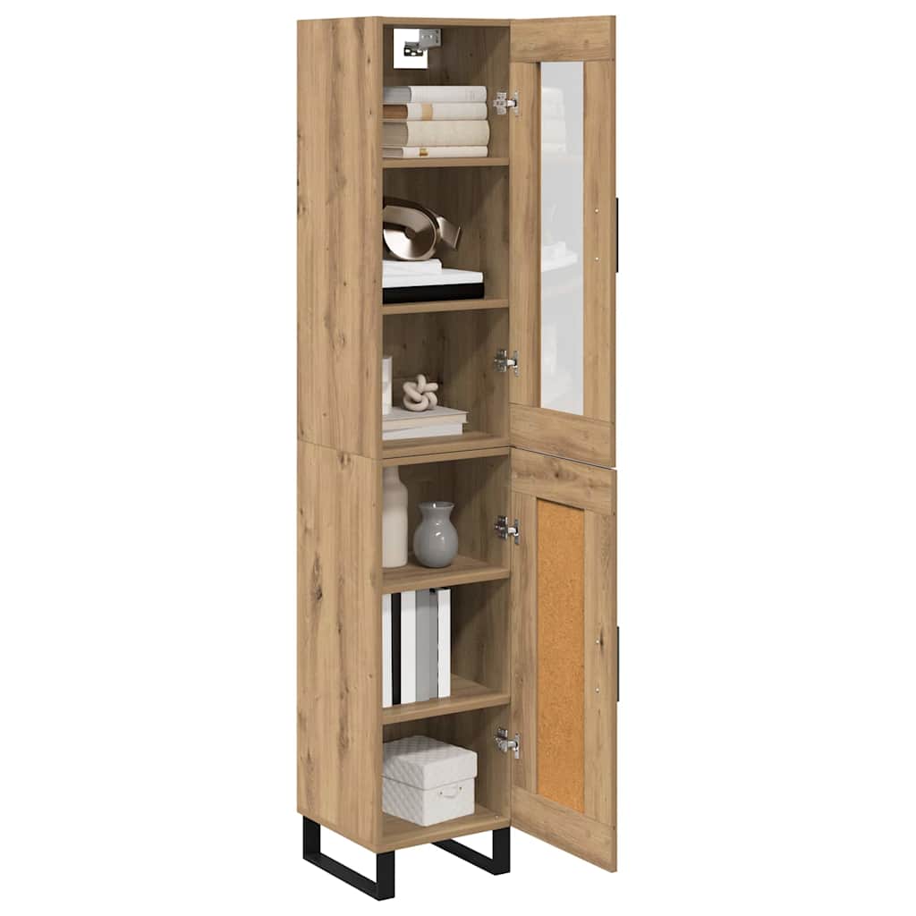 Highboard Artisan Oak 34,5 x 34 x 180 εκ. Επεξεργασμένο ξύλο