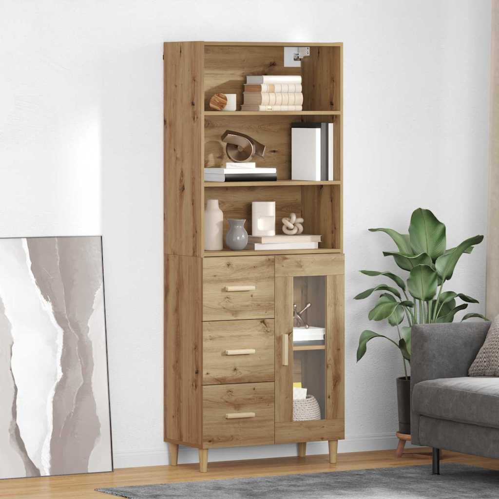 Highboard Artisan Oak 69,5 x 34 x 180 εκ. Επεξεργασμένο ξύλο - Pakobazaar