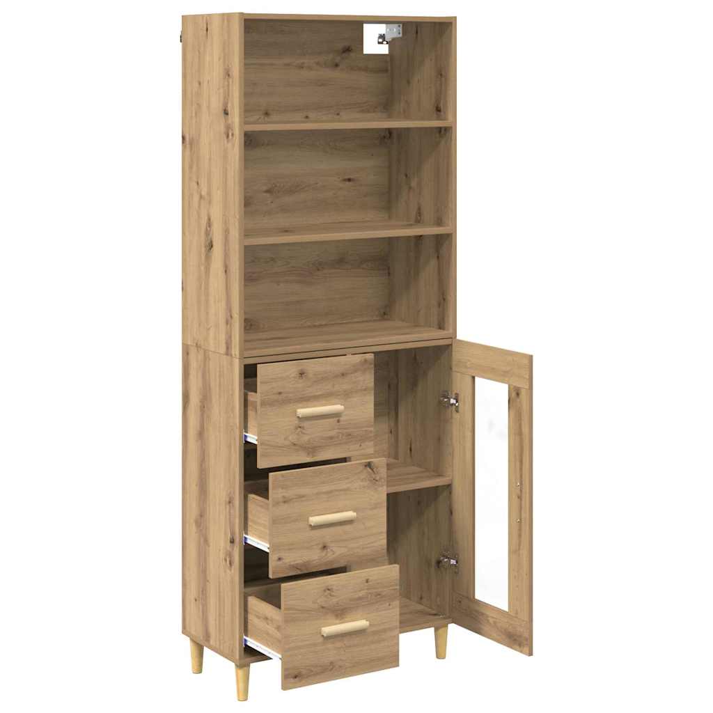 Highboard Artisan Oak 69,5 x 34 x 180 εκ. Επεξεργασμένο ξύλο - Pakobazaar