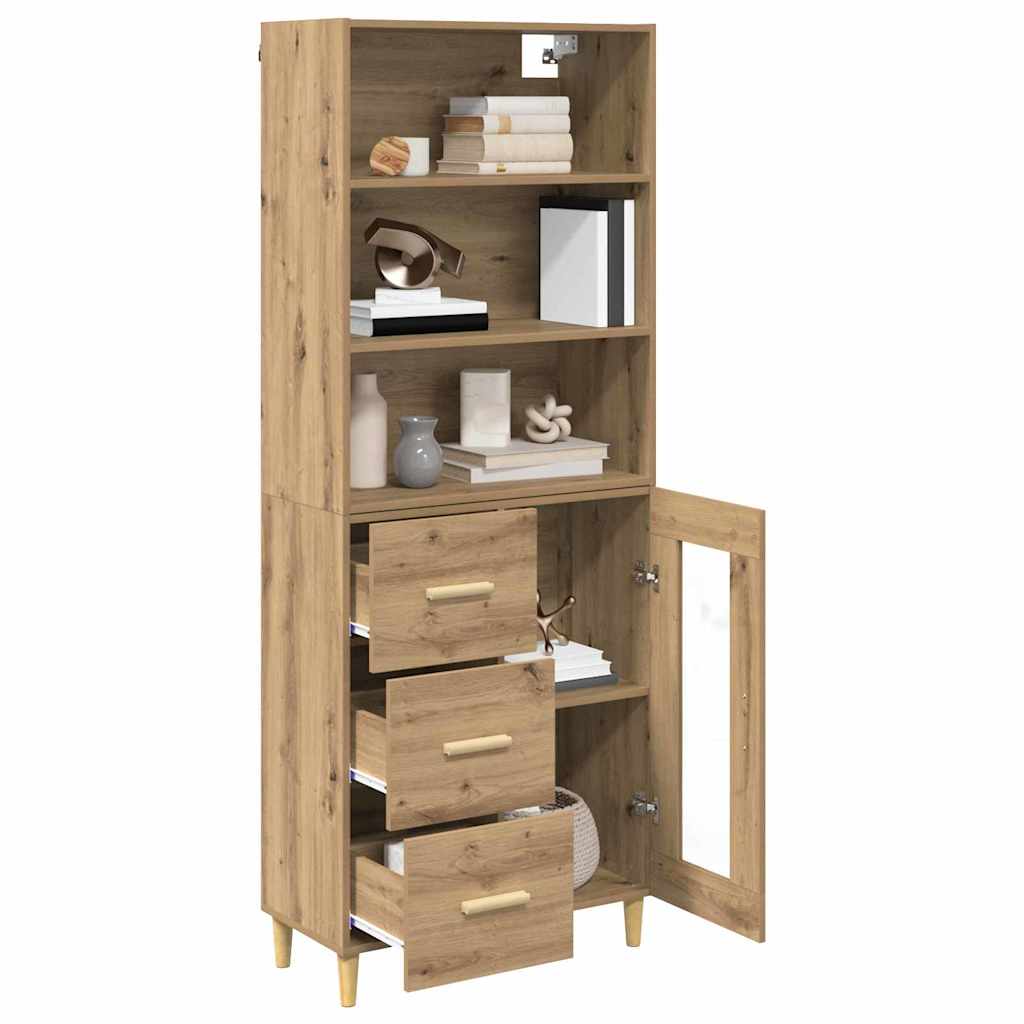 Highboard Artisan Oak 69,5 x 34 x 180 εκ. Επεξεργασμένο ξύλο - Pakobazaar