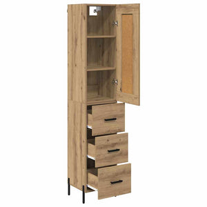 Highboard Artisan Oak 34,5 x 34 x 180 εκ. Επεξεργασμένο Ξύλο