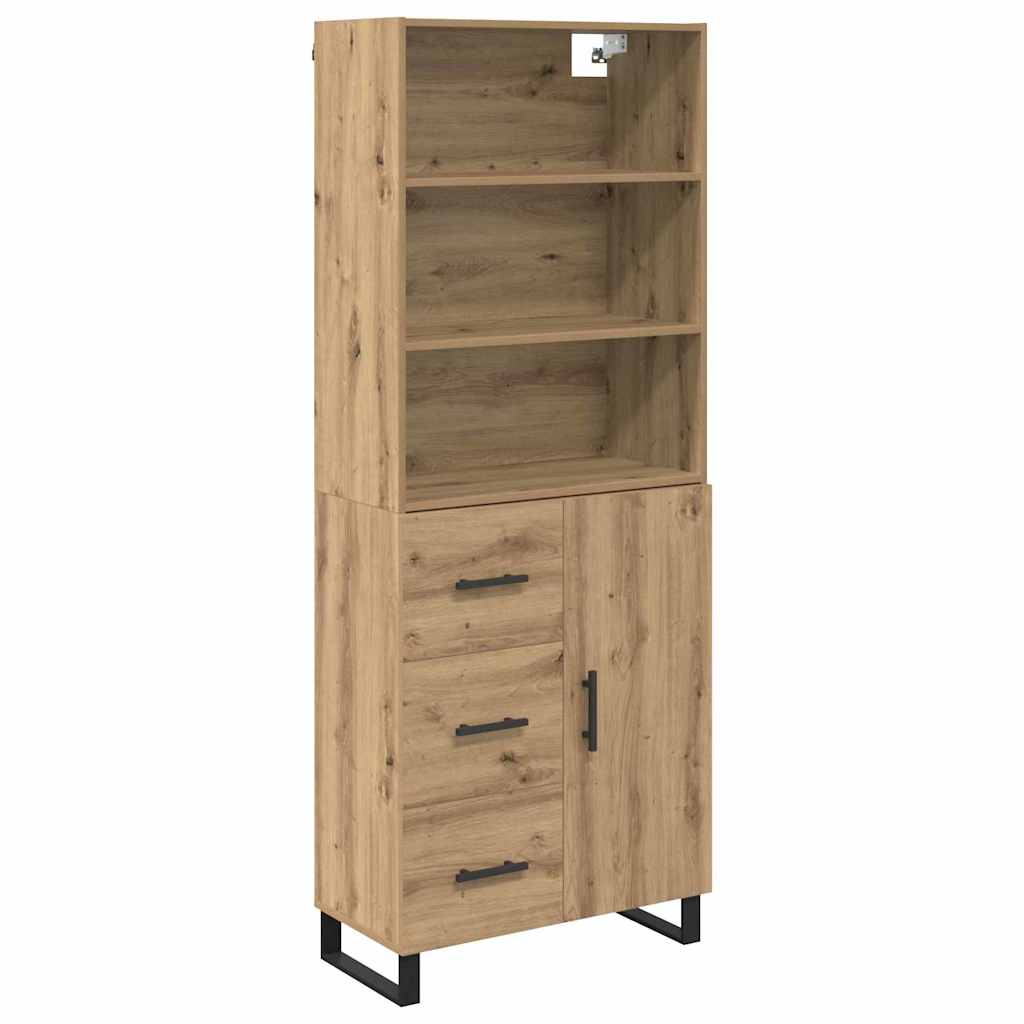 Highboard Artisan Oak 69,5 x 34 x 180 εκ. Επεξεργασμένο ξύλο - Pakobazaar