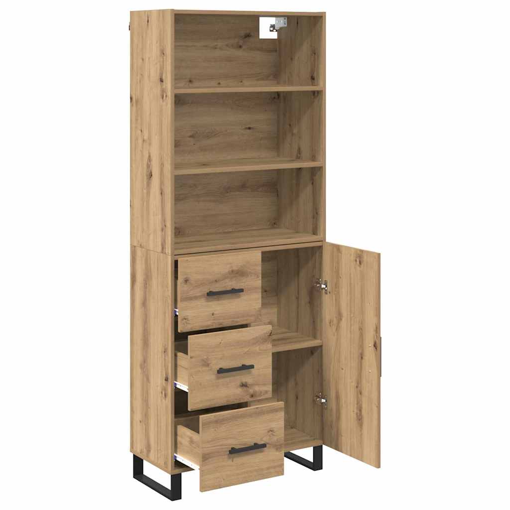 Highboard Artisan Oak 69,5 x 34 x 180 εκ. Επεξεργασμένο ξύλο - Pakobazaar