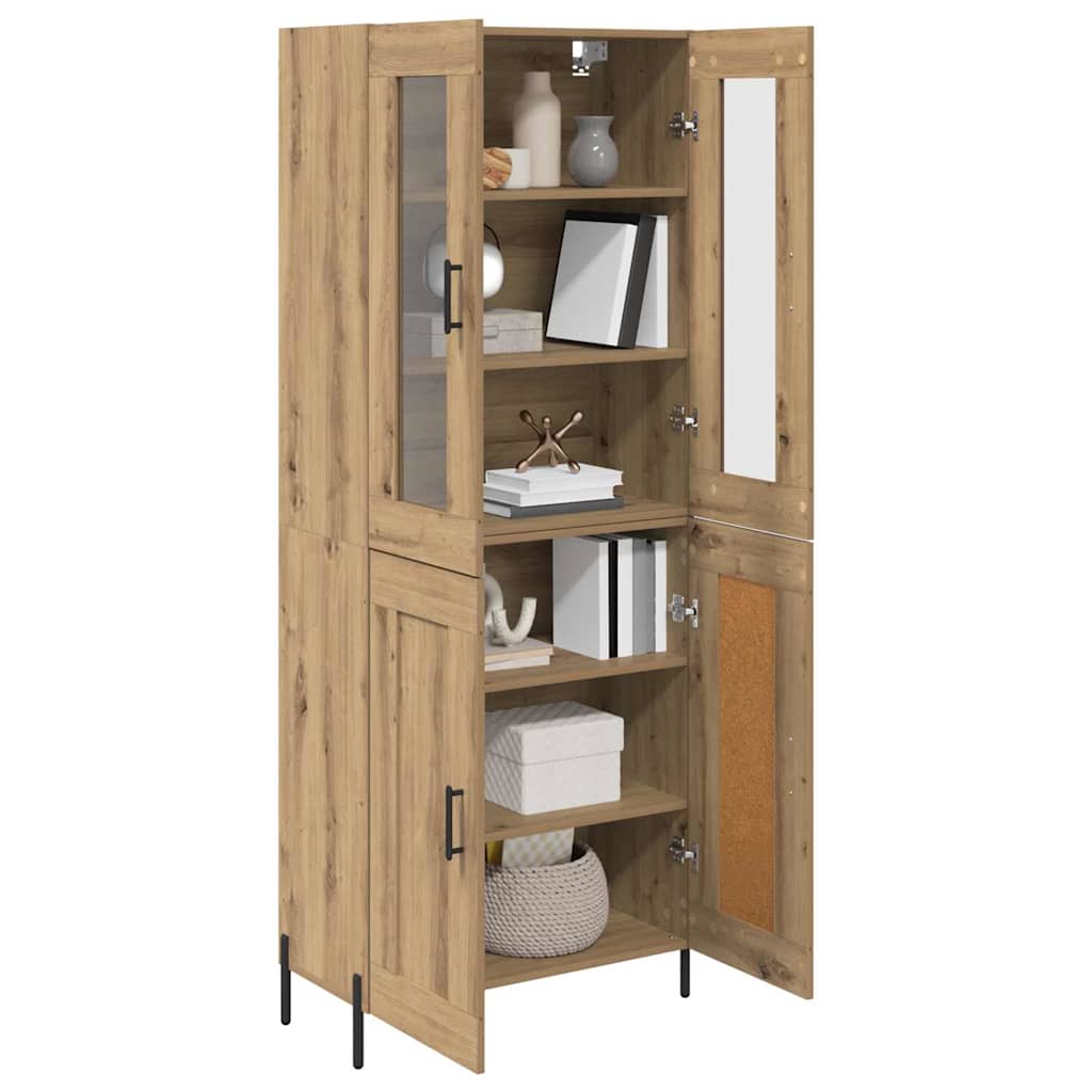Highboard Artisan Oak 69,5 x 34 x 180 εκ. Επεξεργασμένο ξύλο