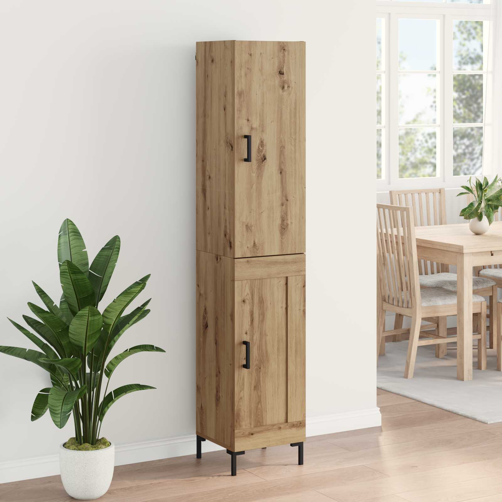 Highboard Artisan Oak 69,5 x 34 x 180 εκ. Επεξεργασμένο ξύλο - Pakobazaar