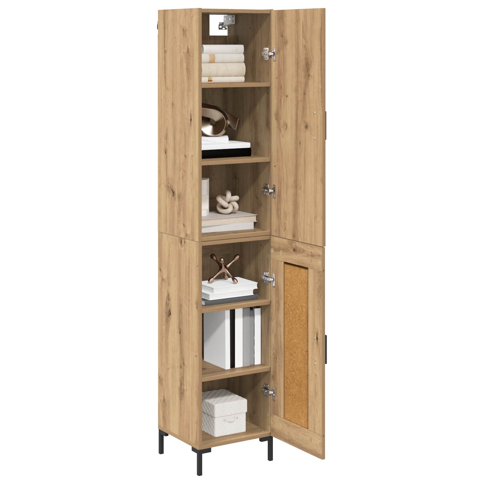 Highboard Artisan Oak 69,5 x 34 x 180 εκ. Επεξεργασμένο ξύλο - Pakobazaar