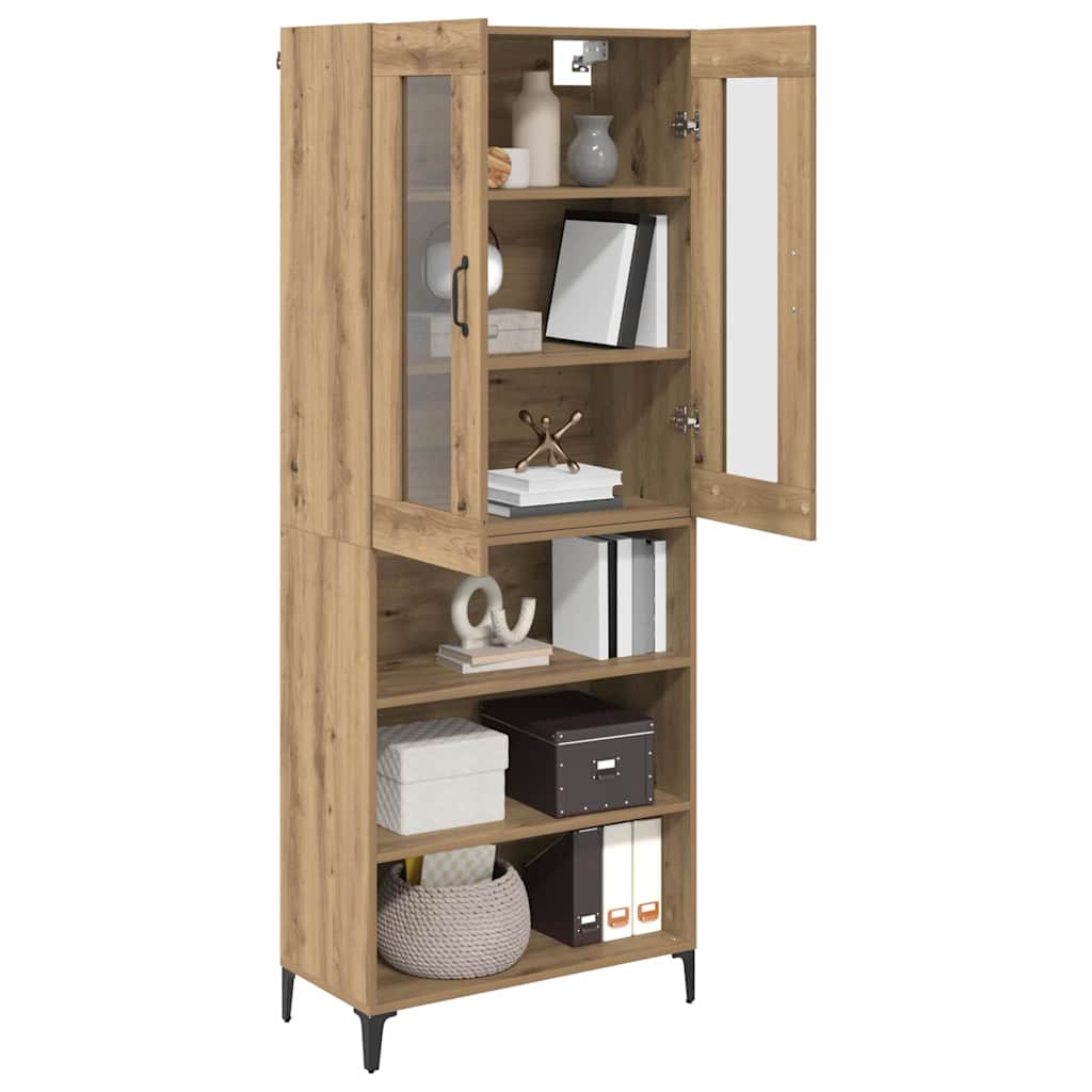 Highboard Artisan Oak 69,5 x 34 x 180 εκ. Επεξεργασμένο ξύλο - Pakobazaar