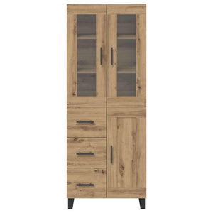 Highboard με συρτάρι 2 pcs Artisan Oak Επεξεργασμένο ξύλο - Pakobazaar